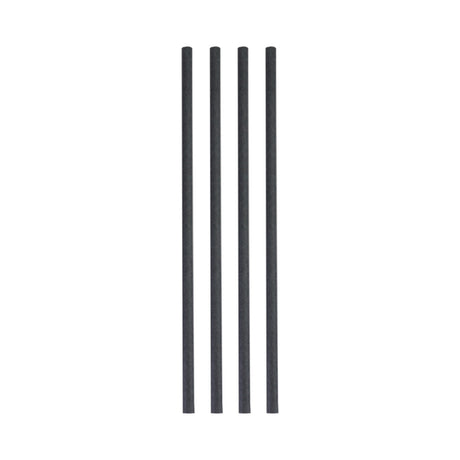 Trinkhalmpapier schwarz (500x 6mm)