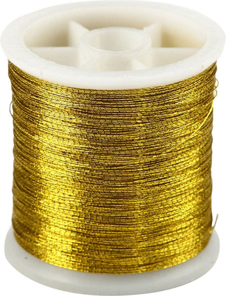 Creativ Company Nähgarn, Stärke 0,15 mm, Gold, 100 m 1 Rolle