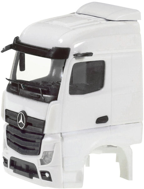 Herpa Mercedes Benz Actros S. 2,5 + Seitenbelüftung, weiß (2 Stk.)