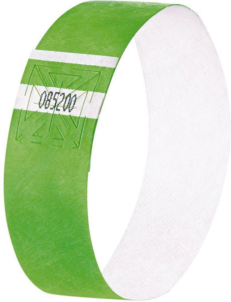 Sigel Eventarmbänder superweich 255x25mm neongrün 120 Stück