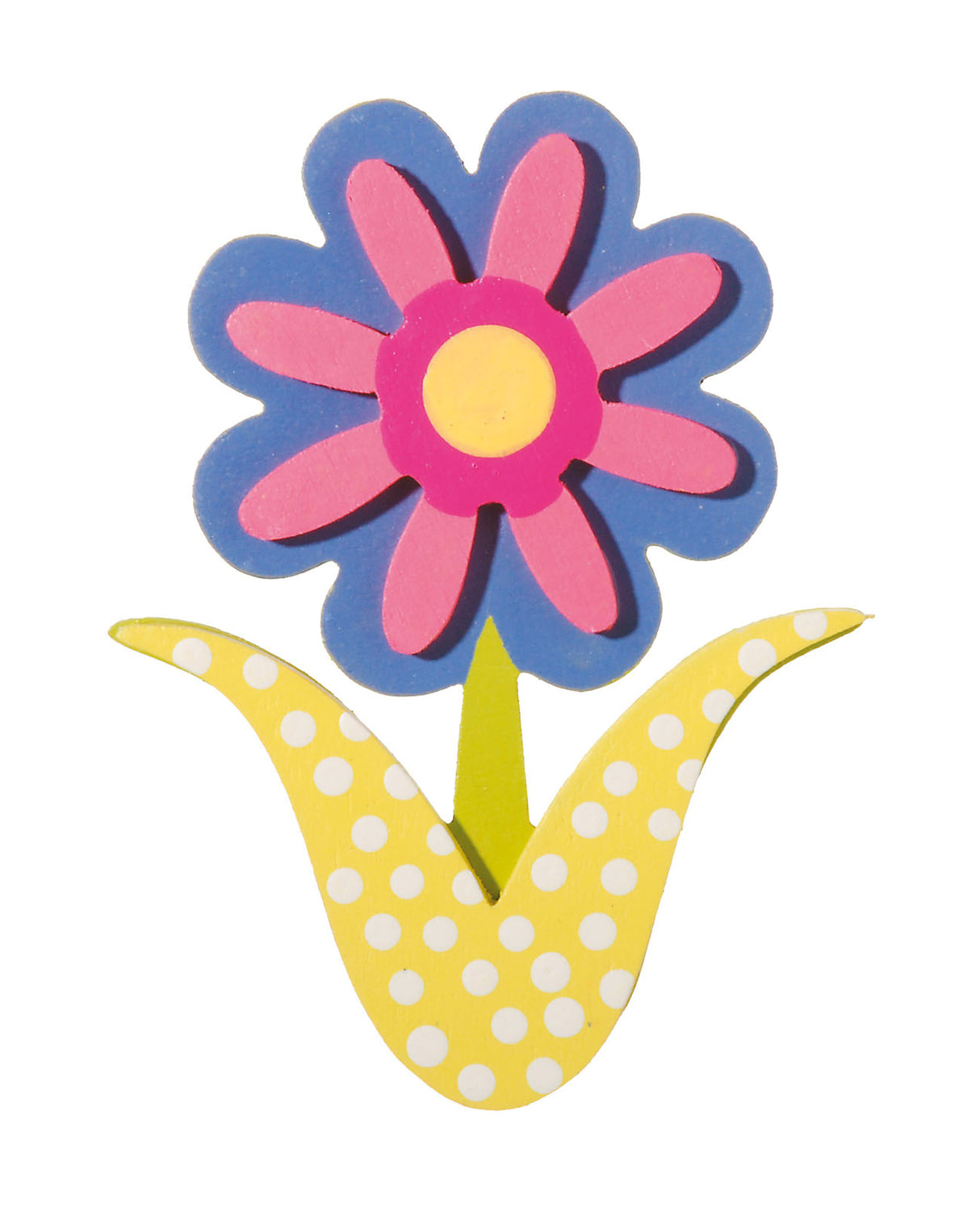 Darice • bemalte Holzblume mit Stiel