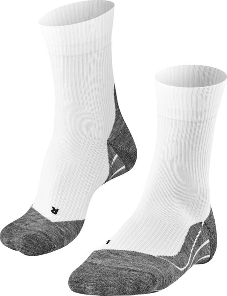 Falke Te4 Anti-Blister Baumwolle Funktionsmaterial Tennissocken Herren weiß - Größe 42-43