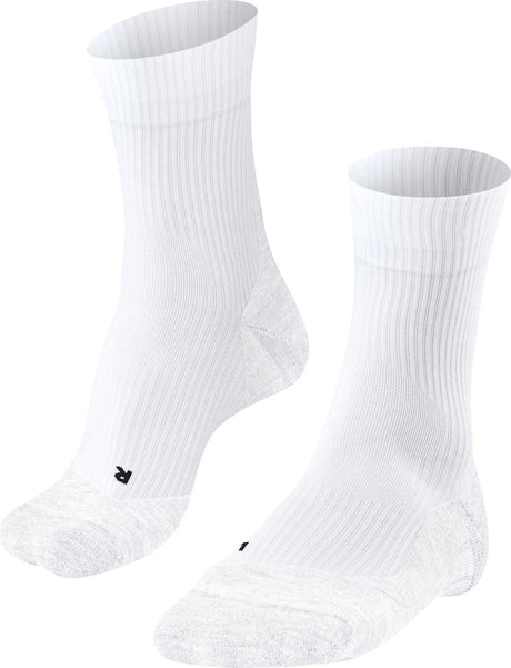 Falke Te4 Anti-Blister Baumwolle Funktionsmaterial Tennissocken Herren weiß – Größe 39-41