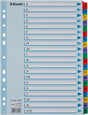 Esselte Register A4 – Register A–Z – Karton mit Mylar-Verstärkung – 11 Löcher – mehrfarbig