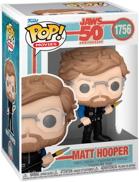 Funko Jaws Matt Hooper Vinylfigur 1756 Pop! Standard-PVC-Unisex - Fan-Merch, Film