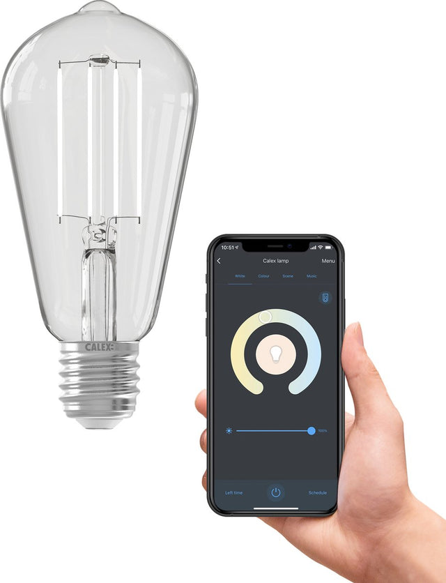 Calex intelligente rustikale LED-Lampe 7 W 806 lm 1800–3000 K