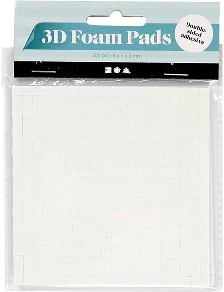 Kreativunternehmen https: www.cchobby.nl 3d-foam-pads-size-5x5-mm-thickness-2-mm-white-2x400-piece-2-sheet-1-box