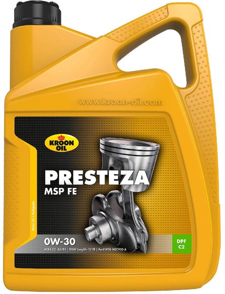 Kroon-oil presteza msp – longlife-12 fe – 5 liter – vollsynthetisch 0w-30