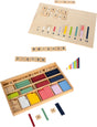 Small Foot - Lernbox aus Holz mit Mathe-Stäben und Mathe-Block-Set