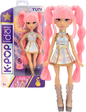 Imc toys k-pop idol fashion doll yuni - k-pop modepop - incl. accessoires - 25 cm