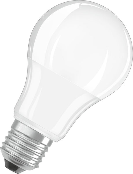 Osram 4058075428287 LED-Lampe Energielabel f ​​(a - g) E27 Ballon 10 W = 75 W warmweiß nicht dimmbar, inkl. Tageslichtsensor 1 Stück