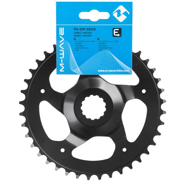 SAMOX PD-DM-Gen3 Kette Top 40T Kettenlinie 47 mm Bosch 3 Schwarz