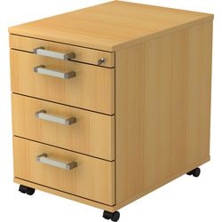 Bach mobiler Schubladenschrank Hammerer VAC30 6 6 CE braun 428 mm x 580 mm x 590 mm