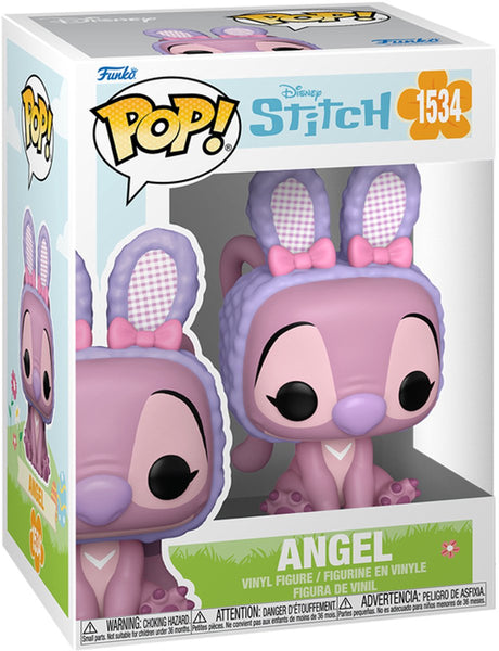 Funko Lilo Stitch Engel Vinylfigur 1534 Pop! mehrfarbiges PVC Unisex – Disney, Fan-Merch, Film