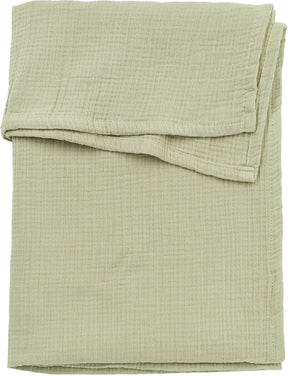 Meyco Baby-Uni-Bettlaken – vorgewaschen, hydrophil – weiches Olivgrün – 100 x 150 cm – 0,3 Tog