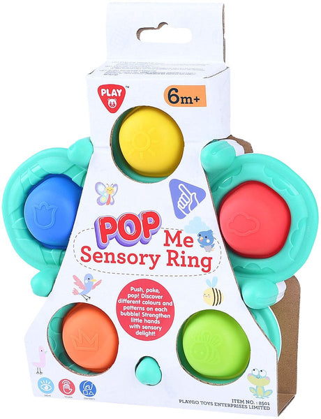 Playgo Baby-Sensorring mit Kugeln – 6 Stück.