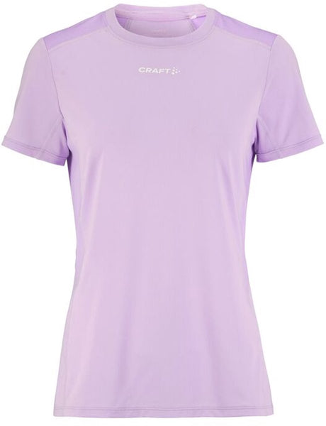 Craft adv essence ss tee 2 w lilac - sportshirt