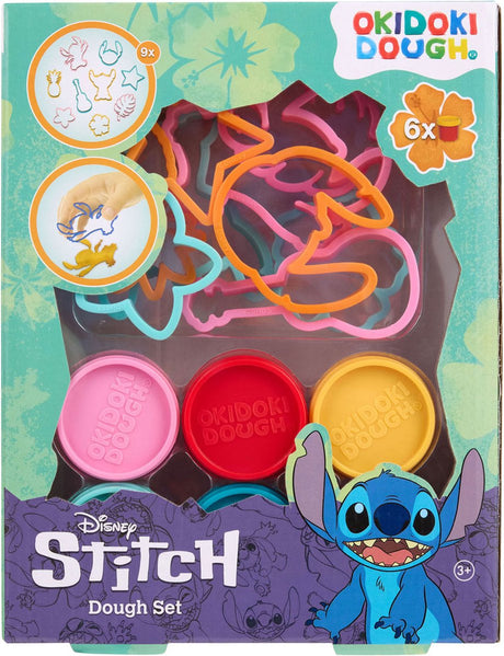 Canenco Tonset Disney Stitch mit Formen und 6 Tonfarben.