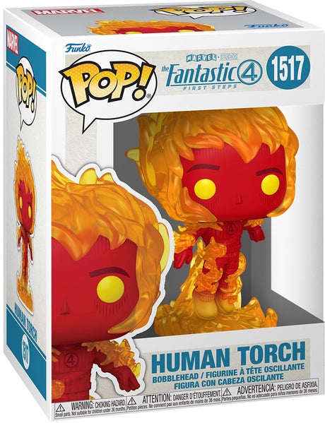 Funko Pop Marvel: Fantastic Four: First Steps – Human Torch Pop #1517
