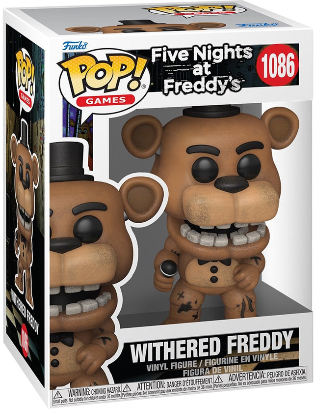 Funko Five Nights at Freddy's Withered Freddy (Spiele) Vinylfigur 1086 Unisex Pop! - neutral - Standard