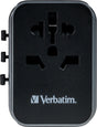 Verbatim uta-03 universele reisadapter 1 x usb-c pd 30w qc 3.0 2 x usb-c 2 x usb-a