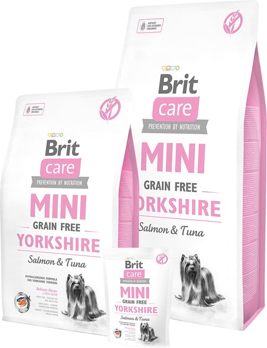 Brit Care Mini – getreidefreier Yorkshire – Lachs und Thunfisch – 2 kg