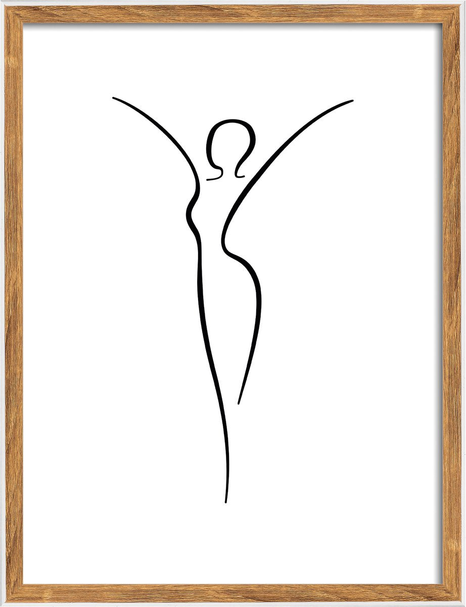Walther Silhouette - Holzrahmen - Fotogröße 30x40 cm - Natur