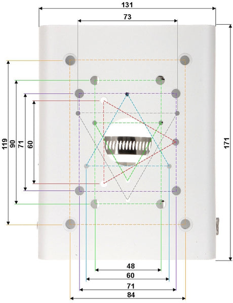 Dahua – PFA150-V2-Serie – Kamera-Montagehalterung – für Rohr – Metall weiß