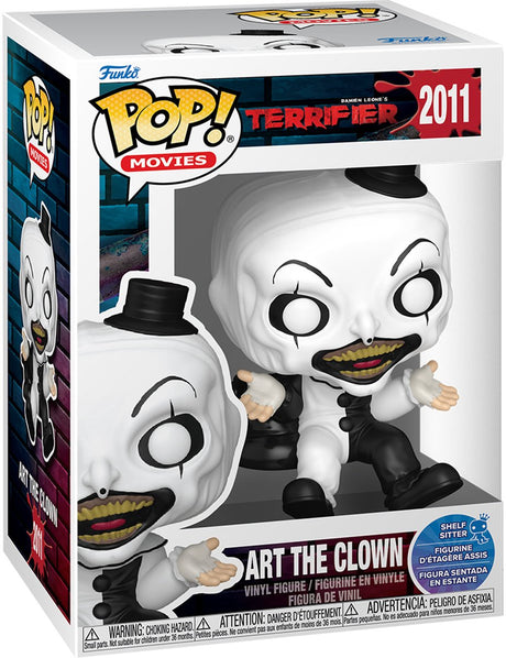 Funko terrifier art the clown (pop!movies) vinyl figur 2011 unisex pop! - neutraal - standard
