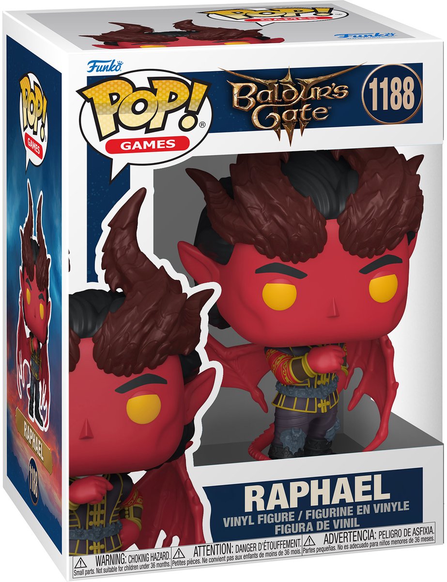 Funko Dungeons and Dragons Baldur's Gate 3 – Raphael Vinylfigur 1188 Unisex Pop! - neutral - Standard