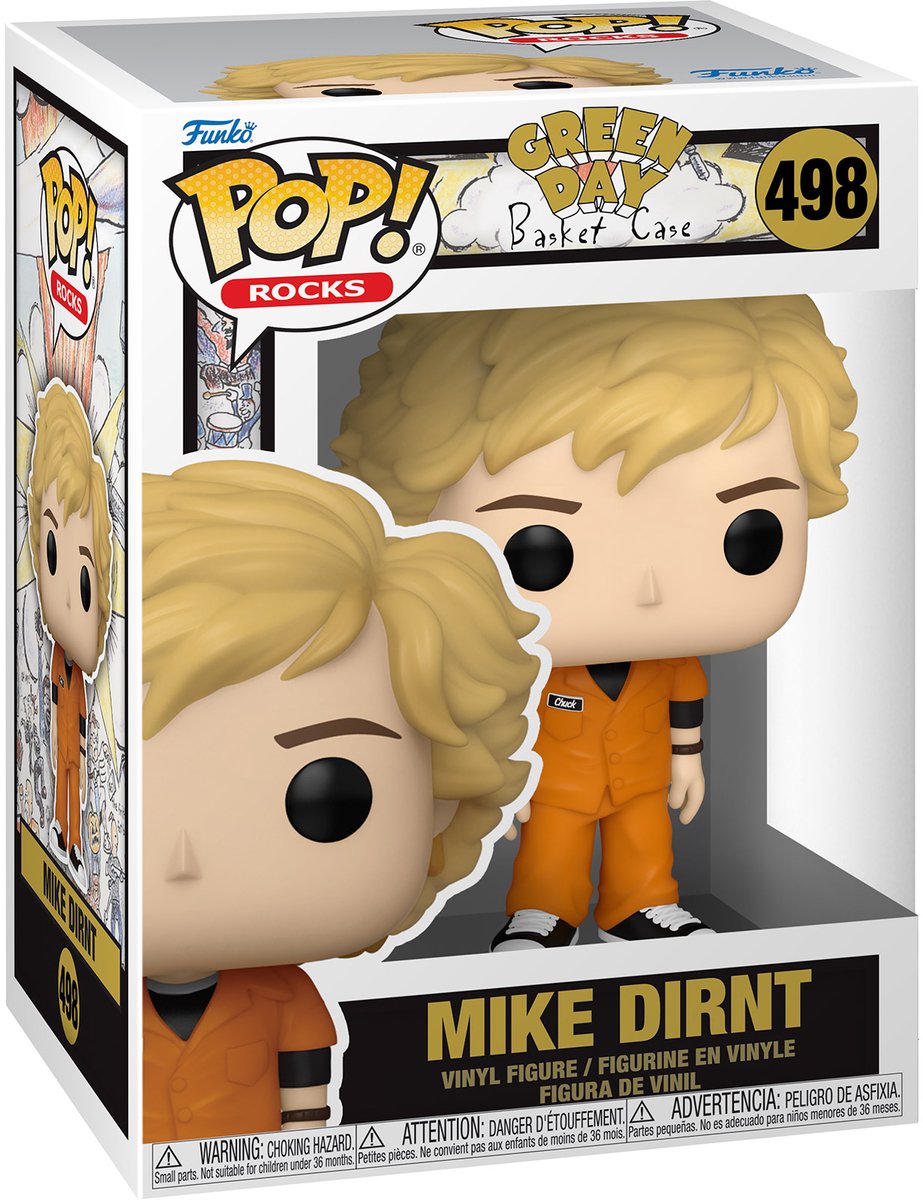 Funko Green Day Mike Dirnt (Basket Case) (Pop Rocks) Vinylfigur 498 Unisex Pop! - neutral - Standard
