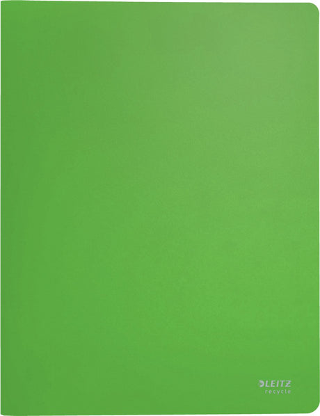 Leitz recycle show album a4 - 40 covers - 90% pre- and post-consumer recycled plastic - green