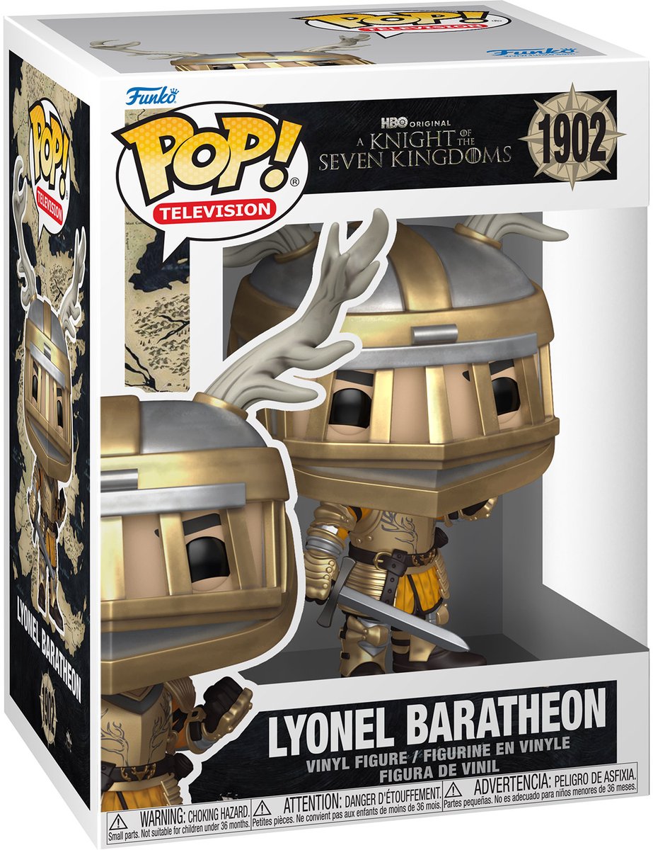 Funko Game of Thrones, ein Ritter der sieben Königreiche – Lyonel Baratheon Vinylfigur 1902 Unisex Pop! - neutral - Standard