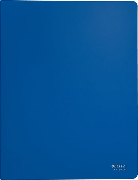 Leitz Recycle-Showalbum A4 – 20 Einbände – 90 % recycelter Pre- und Post-Consumer-Kunststoff – blau