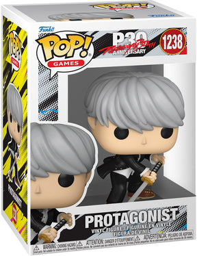Funko Persona 4 Pop! Spiele Vinylfigur Protagonist (yu) 9 cm Puppe! Figur