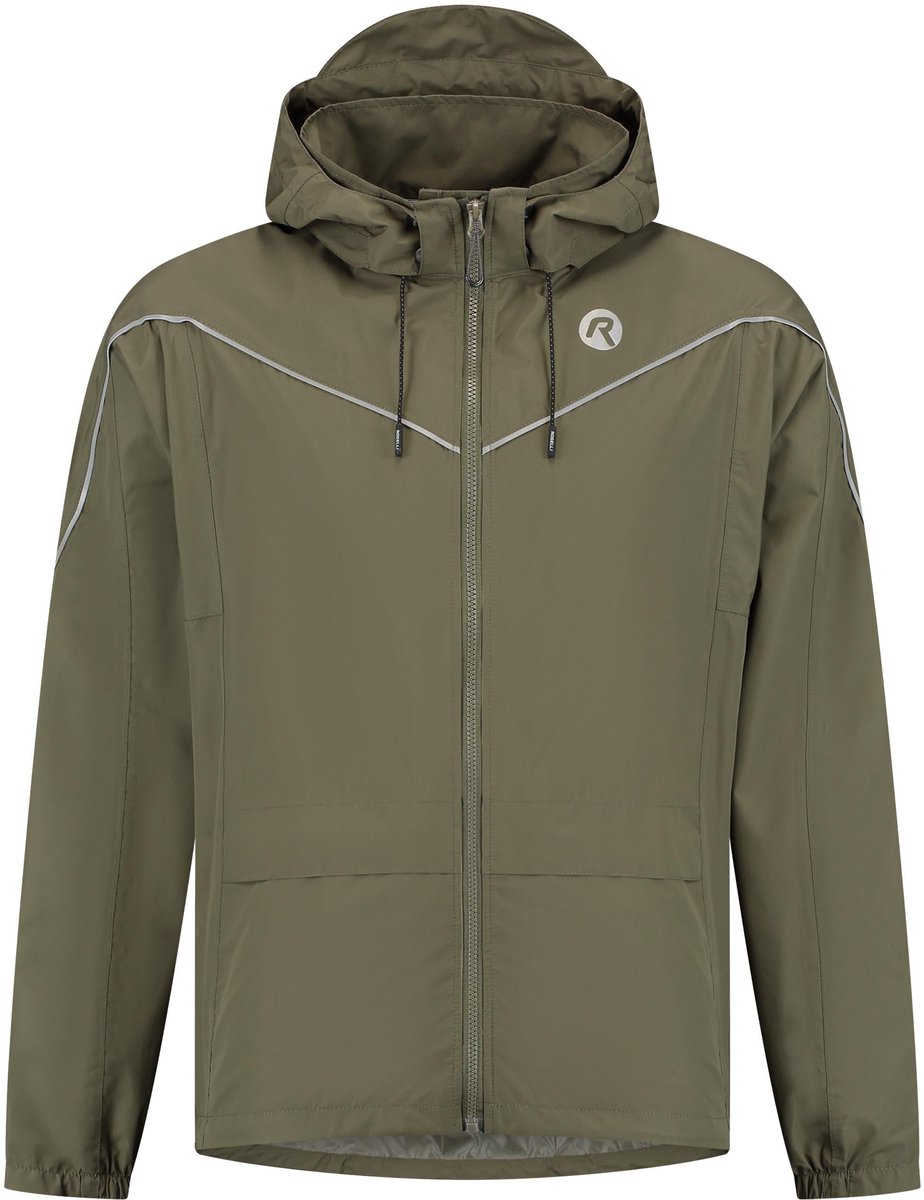 Rogelli commuter essential regenpak - waterdicht - legergroen - m