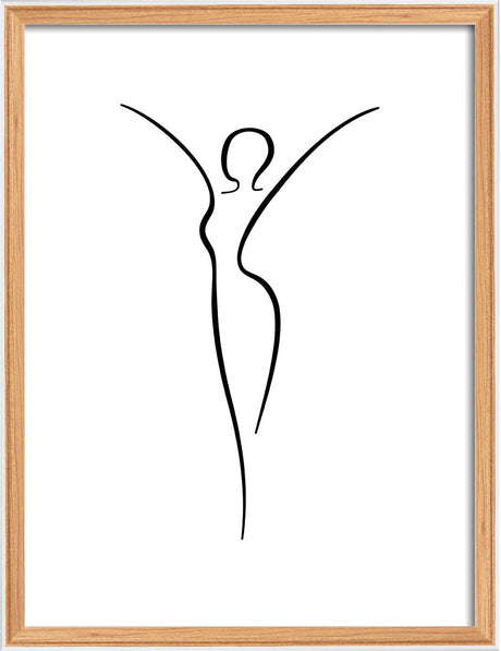 Walther Silhouette - Holzrahmen - Fotogröße 30x40 cm - Buche
