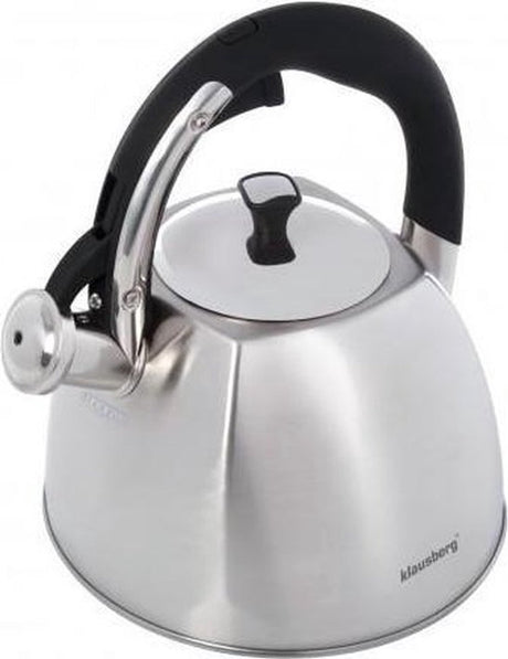Klausberg kb-7409 Pfeifkessel – 2,2 l – Edelstahl – alle Wärmequellen