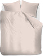 Ambiante cotton uni dekbedovertrek - lits-jumeaux xl - 260 x 200 220 cm - licht roze
