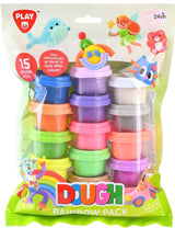 Playgo Regenbogen-Ton-Set – 15 Tontöpfe