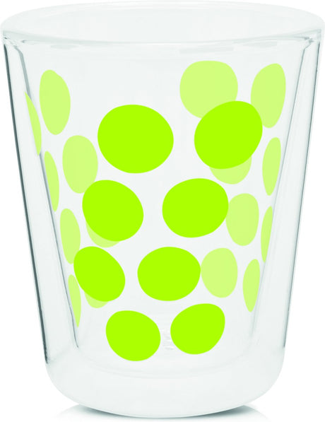 Zak!designs dotdot Kaffeetasse – doppelwandig – 20 cl – grün