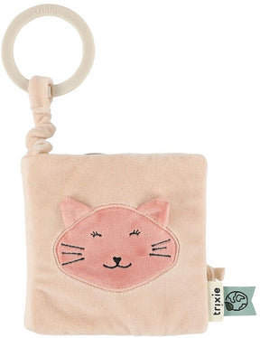 Trixie sensorisches Buggy-Buch Mrs. Katze – 3m+ – mit Spiegeltexturen