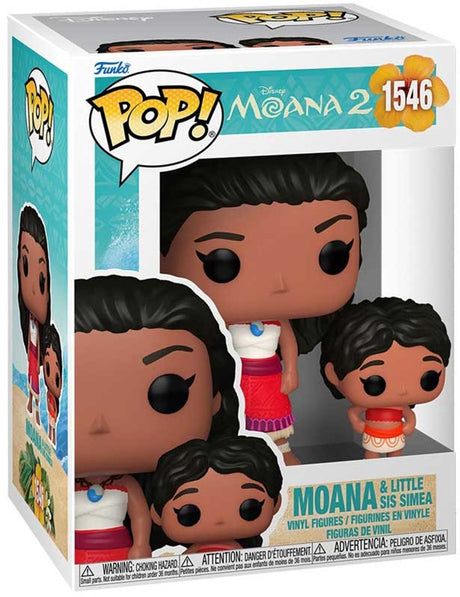 Funko Vaiana 2 – Moana Little Sis Simea Vinylfigur 1546 Pop! mehrfarbiges PVC -