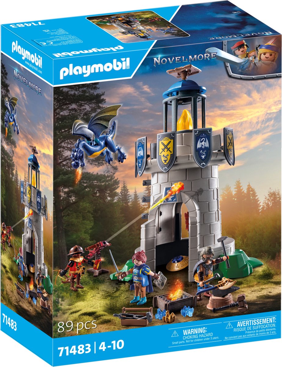 Playmobil 71483 Romanmore Ridder Tower mit Schmied und Drache
