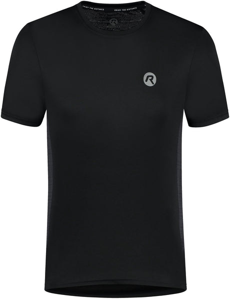 Rogelli core hardloopshirt heren - sportshirt korte mouwen - zwart - maat 3xl