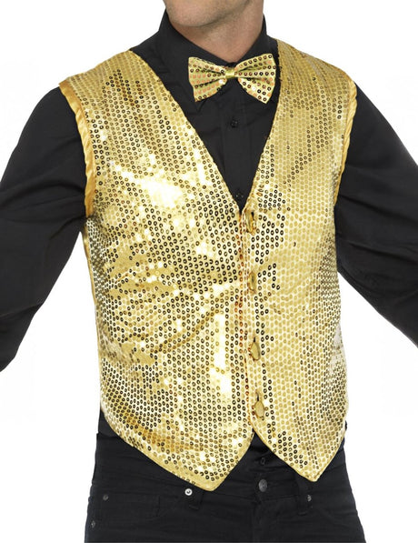 Smiffys Paillettenweste XL