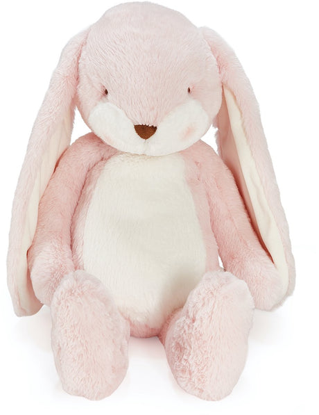 Bunnies by the Bay Floppy Knabberkaninchen – Stofftier – Kuscheltier für Kinder – gestickte Details – rosa – 52 cm