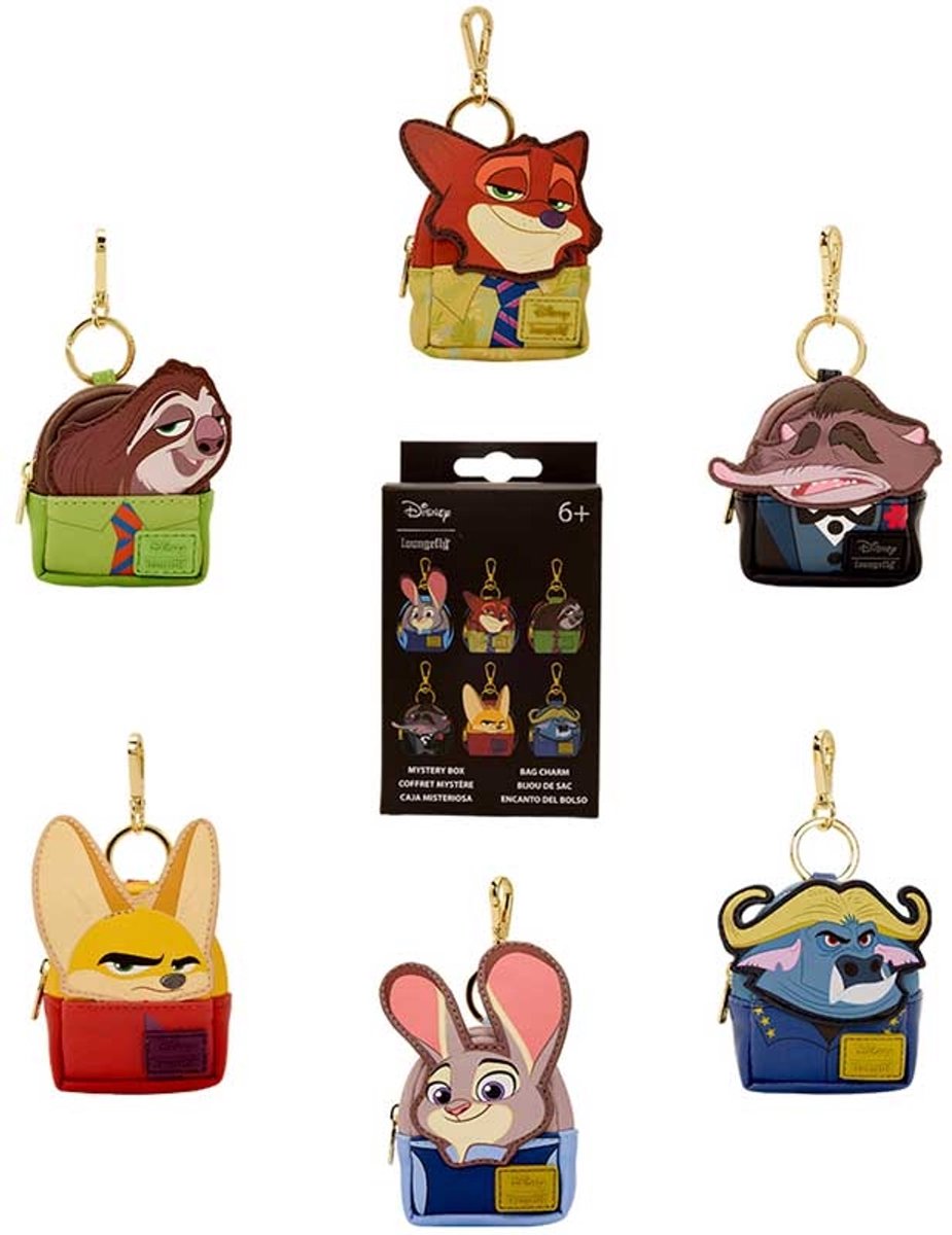 Funko sleutelhanger disney zootopia mystery mini rugzak decoratief.