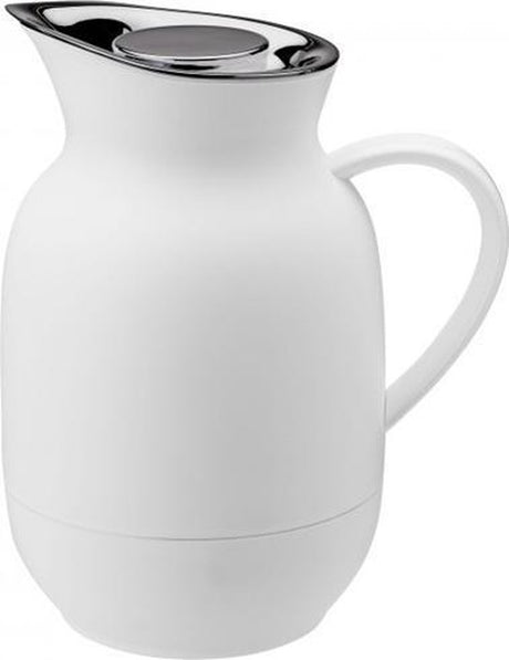 Stelton Thermoskanne für Kaffee Amphora Soft White 1 Liter
