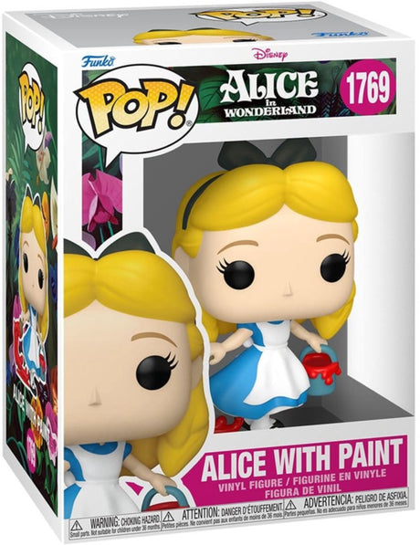 Alice in wonderland with paint vinylfiguur 1769 unisex funko pop! - neutraal - standard